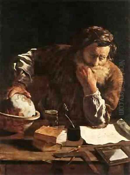 Portrait Of A Scholar Oil Painting by Domenico Feti