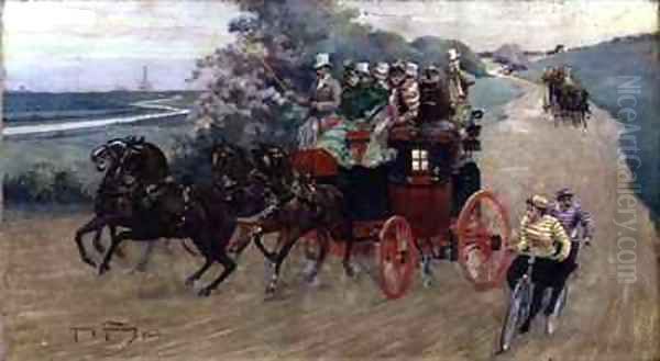 The Stage Coach Oil Painting by Henry Finney