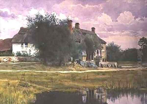 The Ferry Boat Inn Oil Painting by Robert Winter Fraser