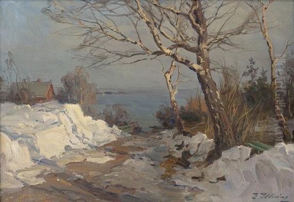 Wessmans Vei Aasgaardstrand Oil Painting by Even Ulving