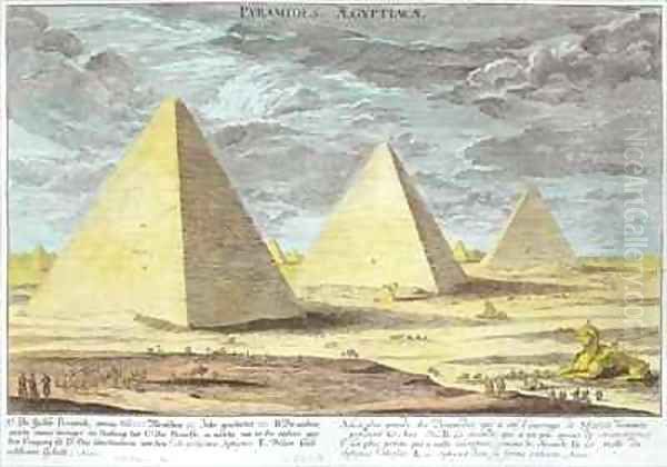 The Pyramids of Egypt 2 Oil Painting by Johann Bernhard Fischer von Erlach