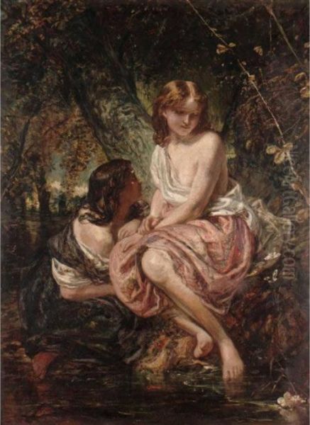 The Bathers Oil Painting by William Underhill