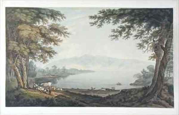 Skiddaw and Derwent Water Oil Painting by Joseph Farington