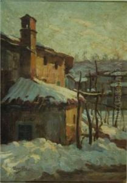 Casa Rustica Oil Painting by Enrico Ursella