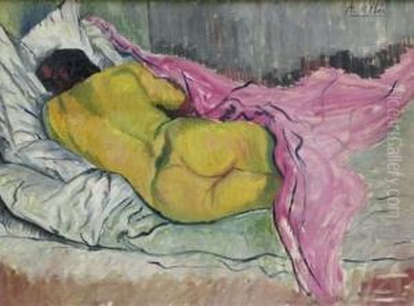 Suzanne Valadon Oil Painting by Andre Utter