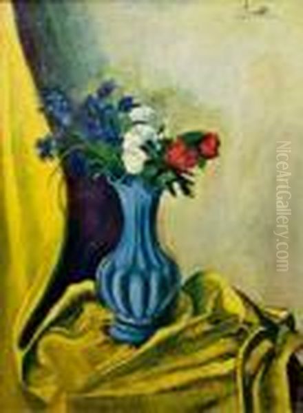 Uttes Fleurs Oil Painting by Andre Utter