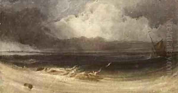 The shipwrecked mariner Oil Painting by Francois Louis Thomas Francia