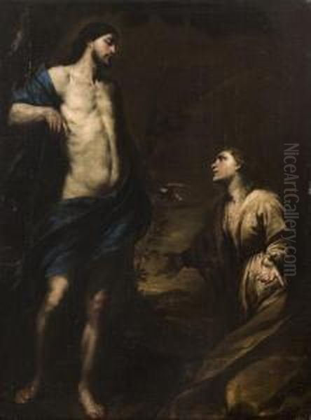 Noli Me Tangere Oil Painting by Andrea Vaccaro