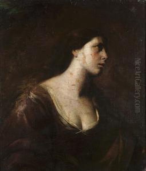 Mary Magdalen Oil Painting by Andrea Vaccaro