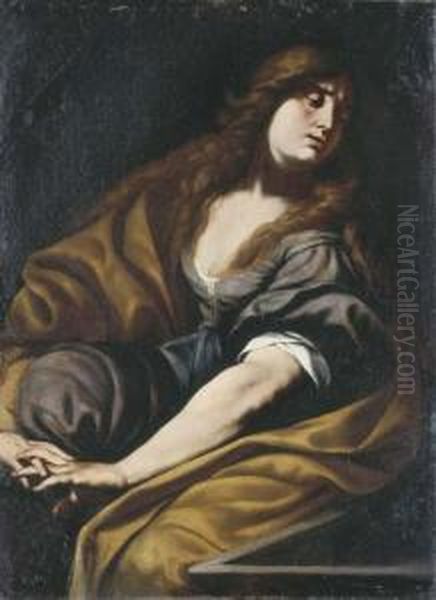 Mary Magdalene Oil Painting by Andrea Vaccaro