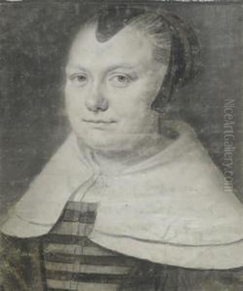 Portrait Of A Lady Oil Painting by Wallerand Vaillant