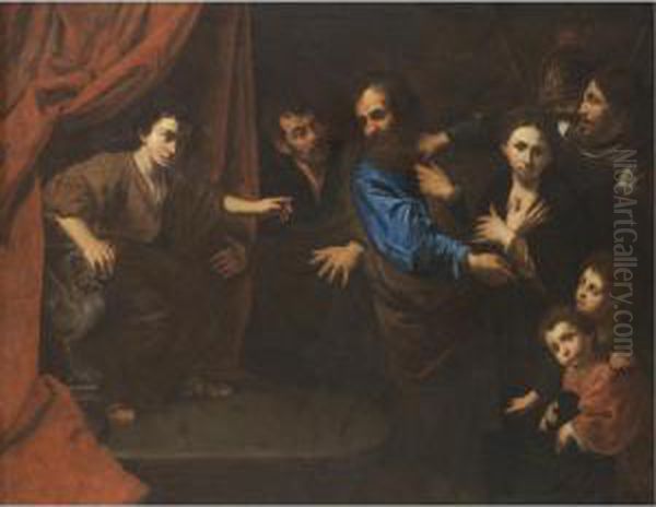 The Judgement Of Daniel Oil Painting by Valentin De Boulogne