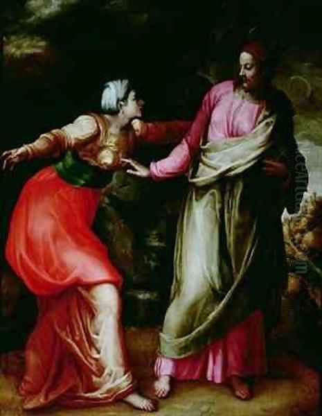 Noli Me Tangere Oil Painting by Battista Franco