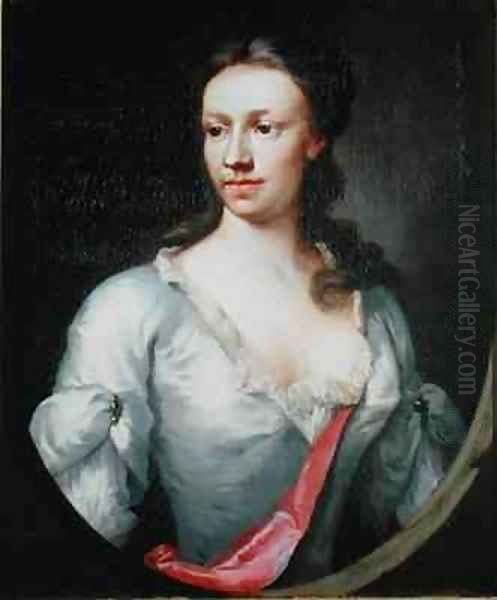 Portrait of a Lady of the Dormer Family Oil Painting by Thomas Frye