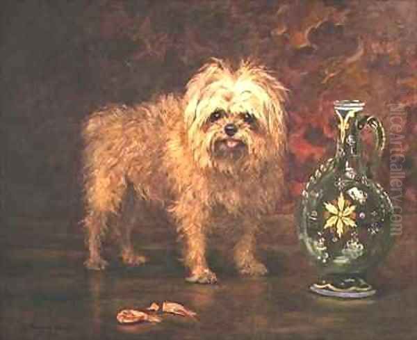 Leo Oil Painting by Frances C. Fairman