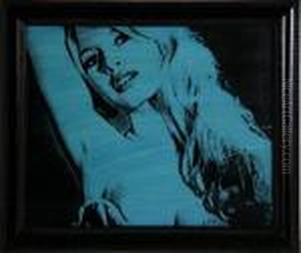 Title: Brigitte Bardot Oil Painting by Thomas Van Apshoven