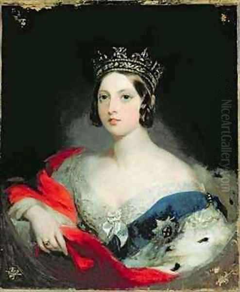 Queen Victoria Oil Painting by William Fowler