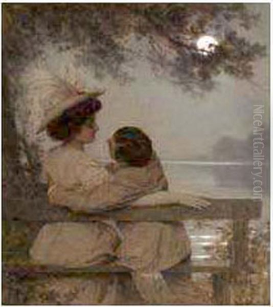 Pleine Lune Oil Painting by Jan van Beers