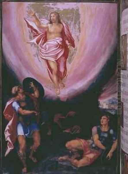 Resurrection Oil Painting by Julian Fuente del Saz