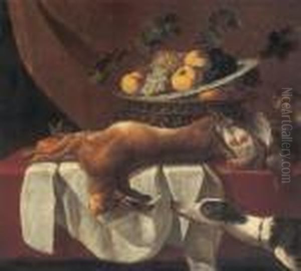 Still Life Oil Painting by Pieter Van Boucle