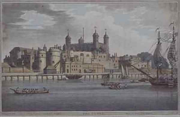 The Tower of London Oil Painting by Joseph Farington