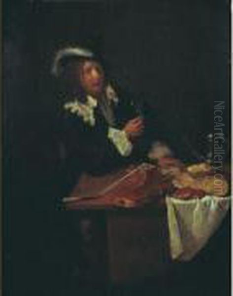 Portrait Oil Painting by Quiringh Gerritsz. van Brekelenkam