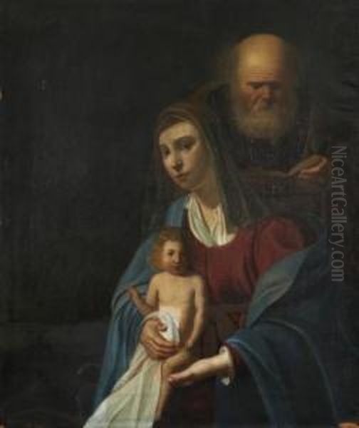 La Sainte Famille Oil Painting by Jan Van Bijlert