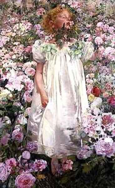 The Fragrant Air Oil Painting by Leon Henri Marie Frederic