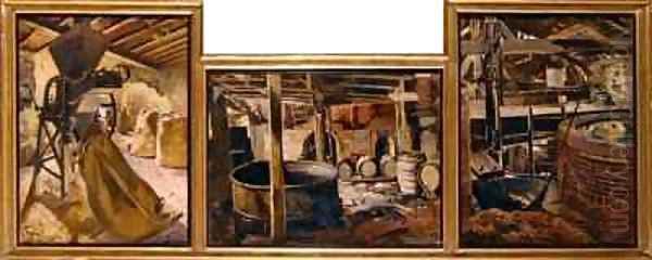 The Old Brewery Oil Painting by Leon Henri Marie Frederic