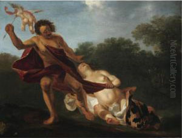 Adonis Taking Leave Of Venus Oil Painting by Abraham van Cuylenborch