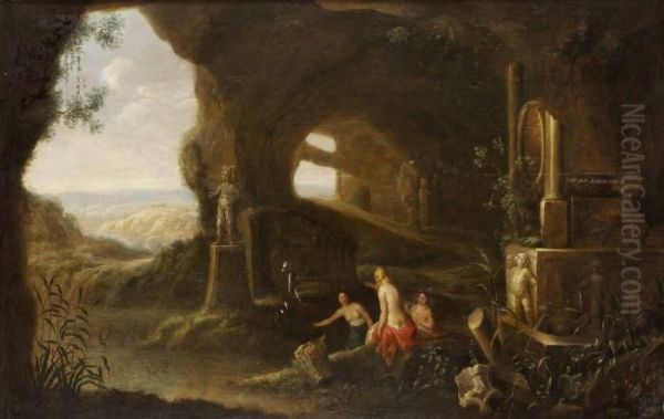 Tillskriven. Oil Painting by Abraham van Cuylenborch