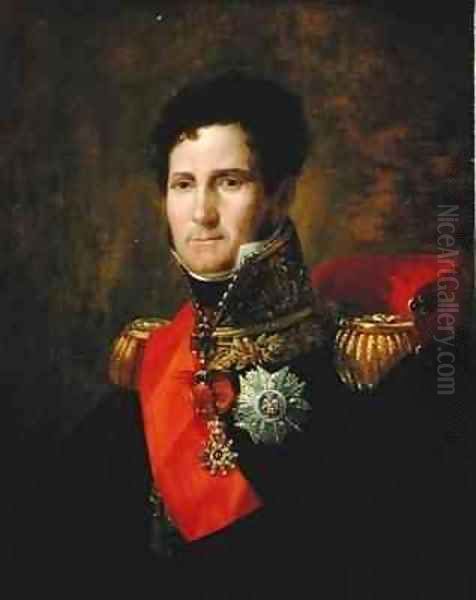 Portrait of Felix Baciocchi 1762-1841 Oil Painting by Joseph Franque