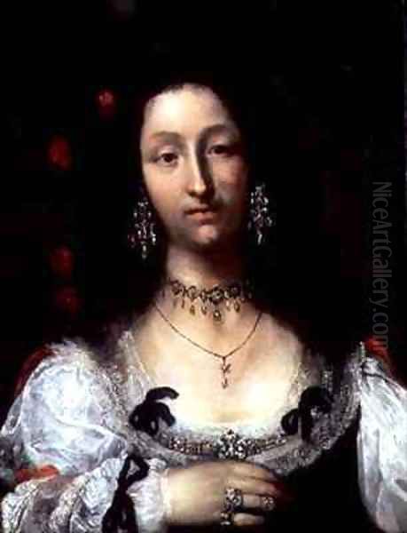 Portrait of a Lady Oil Painting by Girolamo Ferrabosco or Forabosco