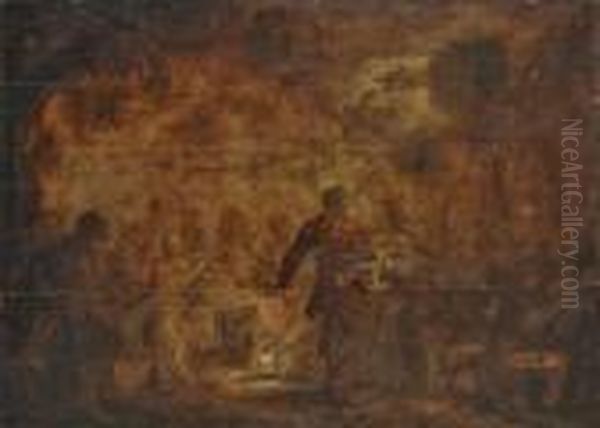 Anbetung Der Hirten Oil Painting by Adriaen Pietersz. Van De Venne