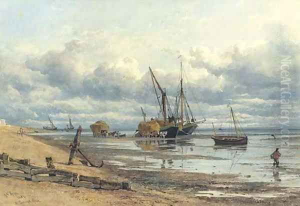 At Southend, Essex Oil Painting by George Arthur Fripp