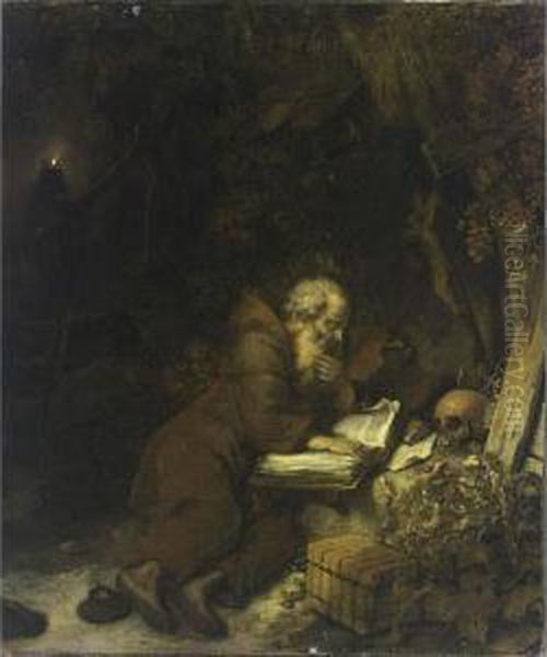 St. Francis Of Assisi Oil Painting by Gerbrand Van Den Eeckhout