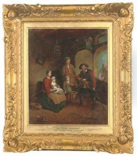 The Village Entertainer Oil Painting by Felix Van Den Eycken