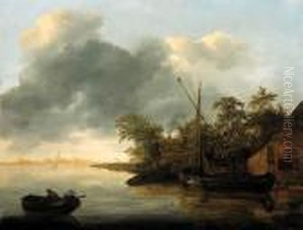 Cabel, A. Oil Painting by Adriaen Van Der Kabel