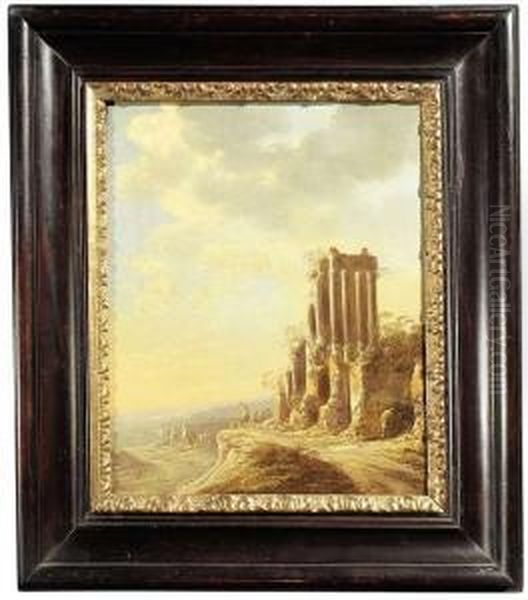 Rest Of Signature Oil Painting by Anthony Jansz. Van Der Croos