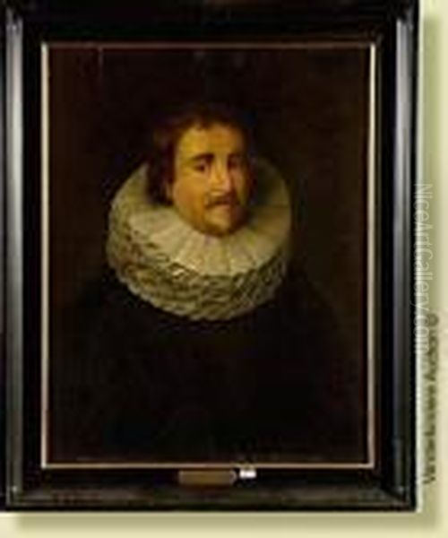 Portrait D'un Gentilhomme Oil Painting by Bartholomeus Van Der Helst