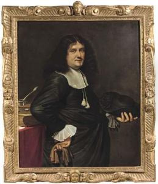 Portrait Of A Gentleman Oil Painting by Bartholomeus Van Der Helst