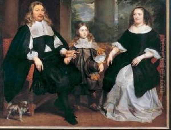 Ritratto Della Famiglia Boerhave Oil Painting by Bartholomeus Van Der Helst