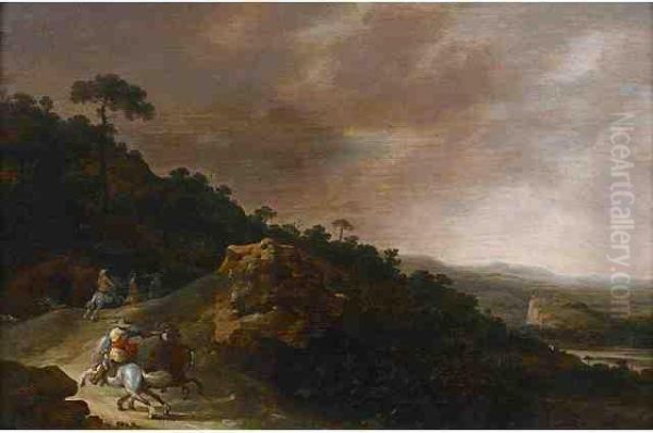 Panneau De Chene Oil Painting by Abraham van der Hoef