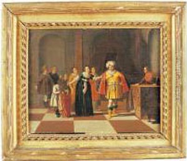 la Tunique De Saul Oil Painting by Christoffel Jacobsz van der Lamen