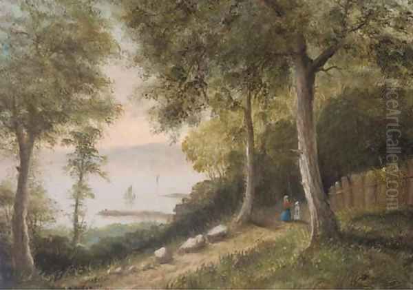 Appleby Wood, near Ryde Oil Painting by Arthur Wellington Fowles