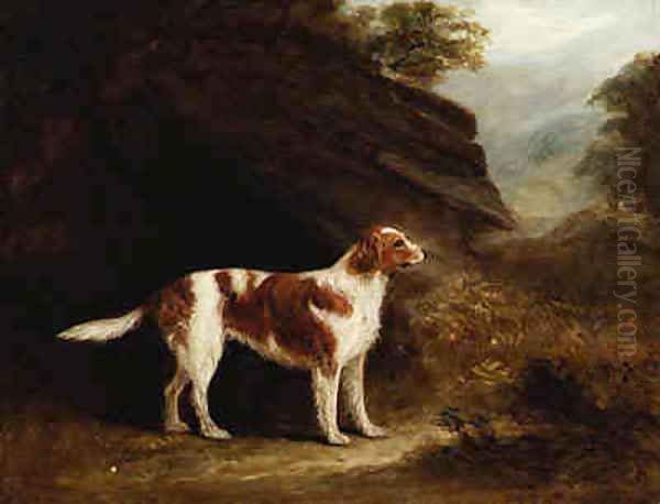 In Search of the Hunt Oil Painting by John Jnr. Ferneley