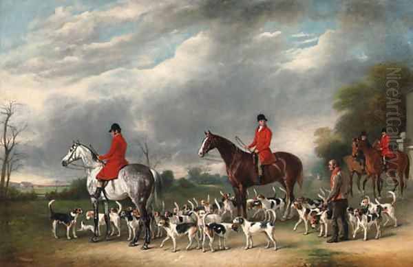 The York and Ainsty Hunt Oil Painting by John Jnr. Ferneley