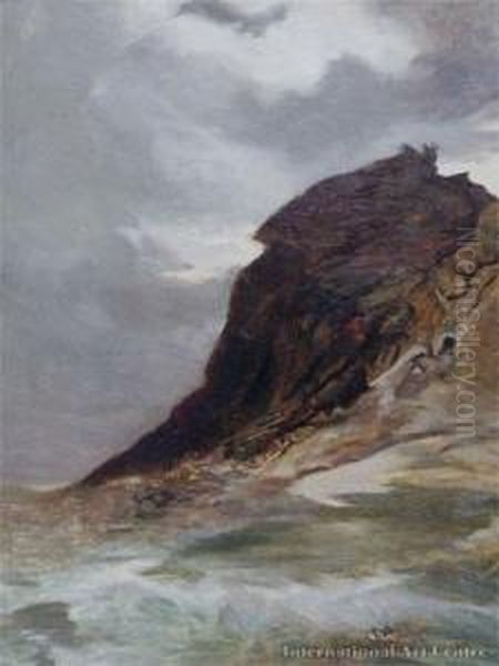 Seatoun Heads Oil Painting by Petrus van der Velden