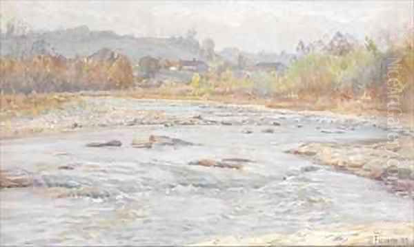 Whitewater Rapids Oil Painting by William Forsyth