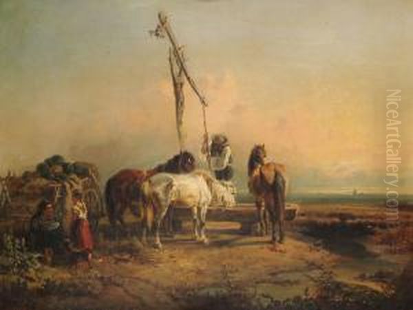 Gemeskutnal Oil Painting by Adolf van der Venne